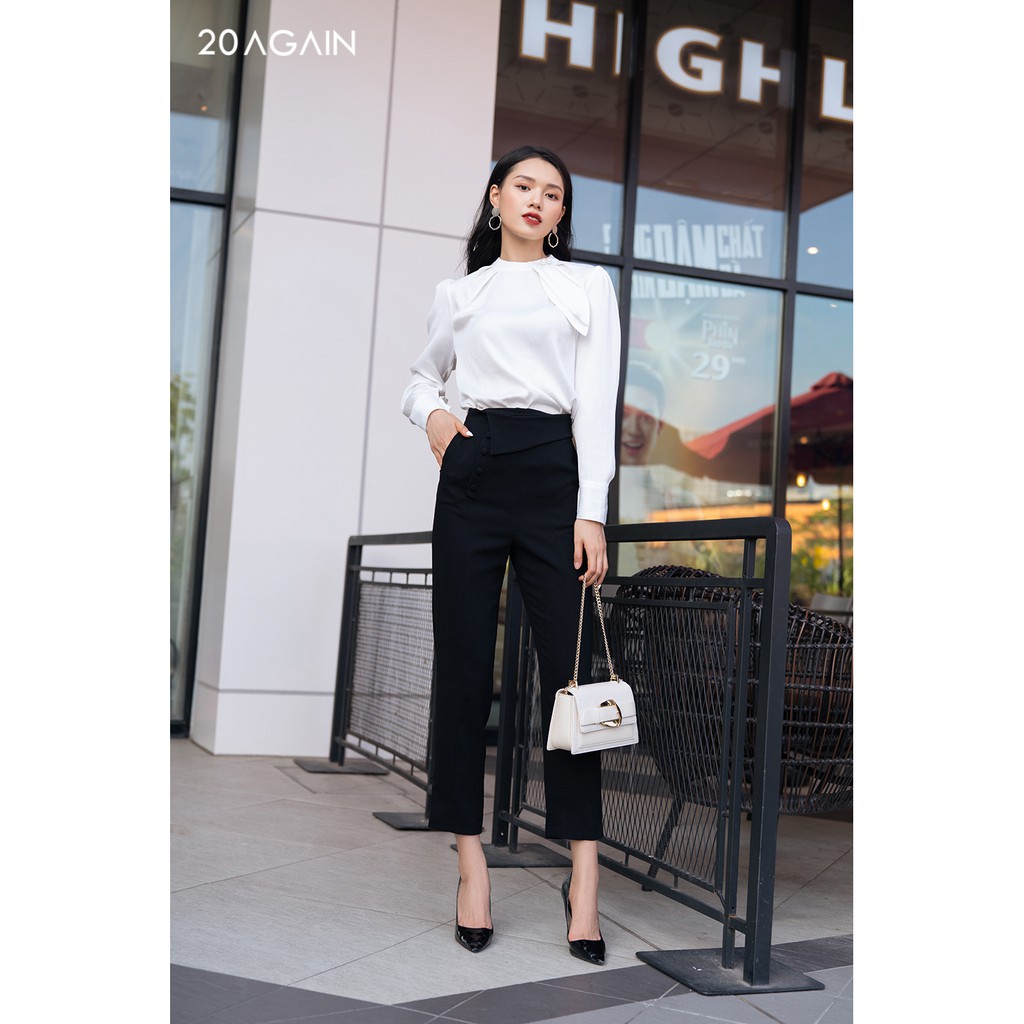 Quần dài baggy đính cúc thân trước QAA0885 20again | BigBuy360 - bigbuy360.vn