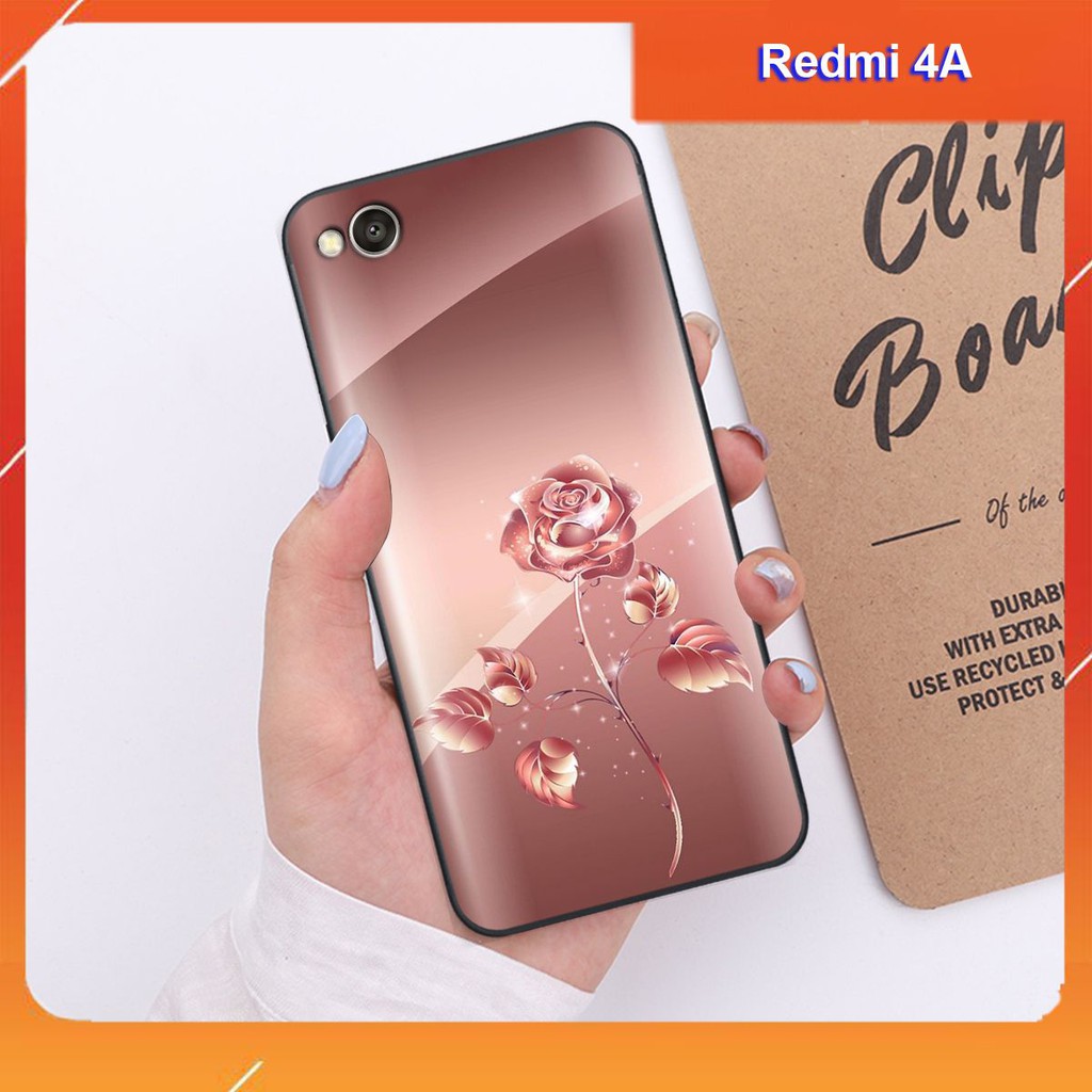 Ốp lưng Xiaomi REDMI 4A hình hình hoa, thiên nga, đẹp thời trang - CAO CẤP - SANG TRỌNG