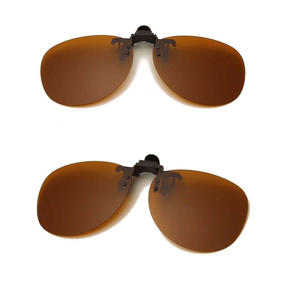 JARRED Kính Chống Tia UV Phân Cực Dạng Lật Không Gọng Hỗ Trợ Tầm Nhìn Ban Đêm Cho Nam Và Nữ