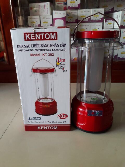 ĐÈN SẠC CHIẾU SÁNG KHẨN CẤP KENTOM KT302 LED