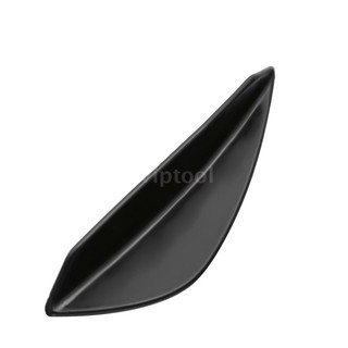 [VIP] 4Pcs/set  Black Carbon Fiber Fit Front Bumper Lip Splitter Fin Air Knife Auto Body Kit Valence Chin Acce