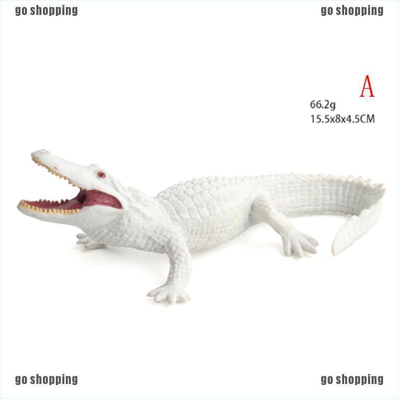 {go shopping}Crocodile Simulation Animal Model Action &amp; Toy Figures Collection Kids Gift