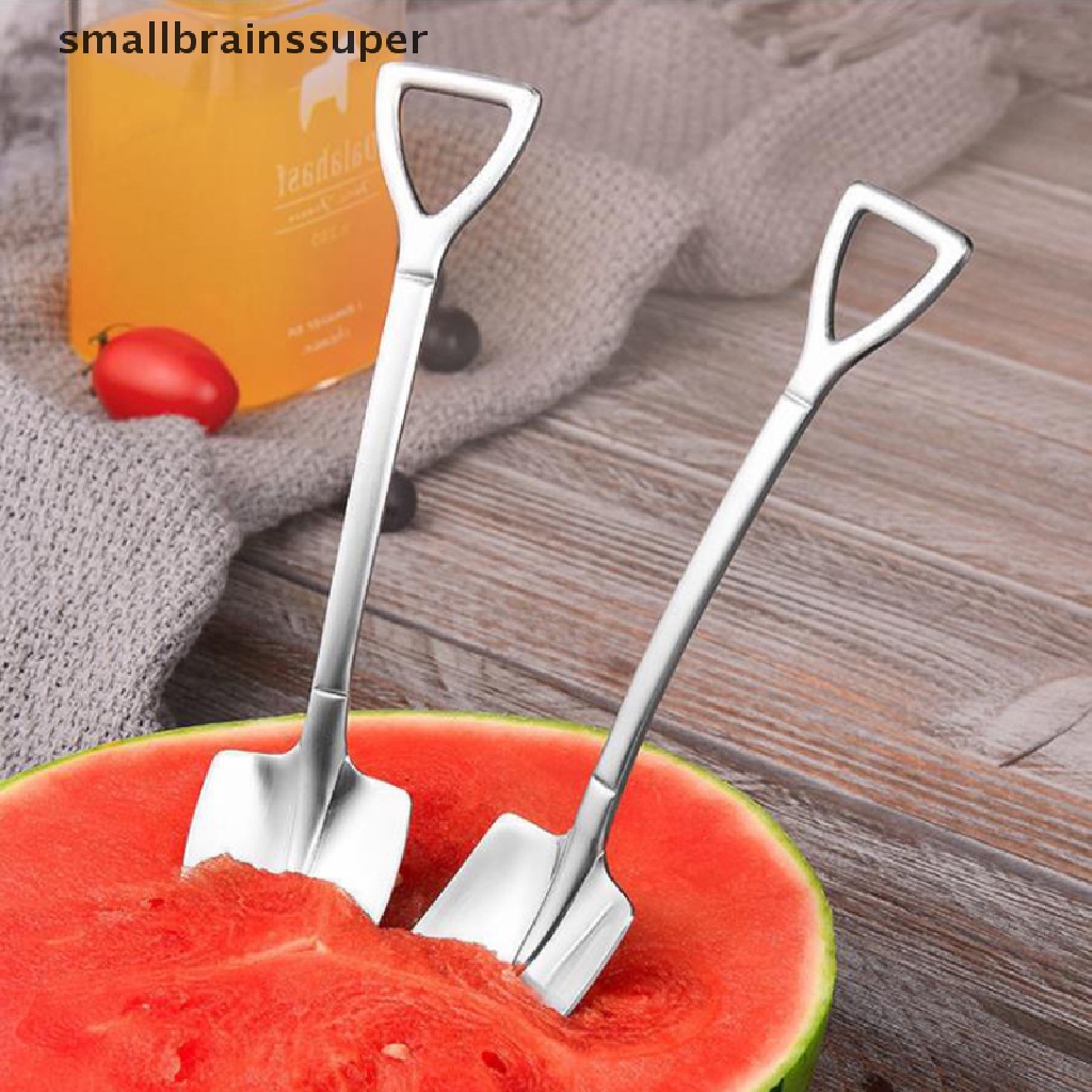 Set 4 Muỗng Cà Phê Bằng Thép Không Gỉ Phong Cách Retro