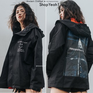 [Yeah1Shop]- Áo khoác kaki con đường