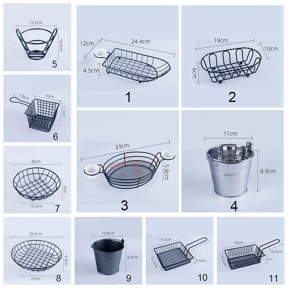 Rổ Kim Loại Đựng Khoai Tây Chiên / Bánh Mì / Khoai Tây Chiên Dành Cho Nhà Hàng / Tiệc Tùng
