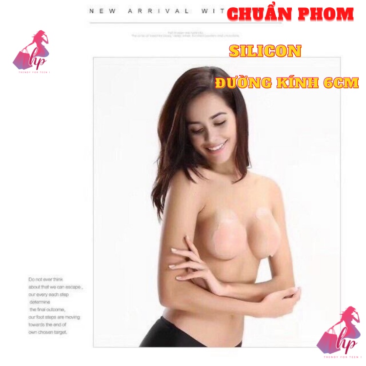 Miếng dán nâng ngực Silicon đường kings 6cm- bikini10