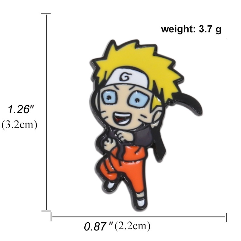 Ghim Cài Áo Hình Hoạt Hình Naruto Đáng Yêu