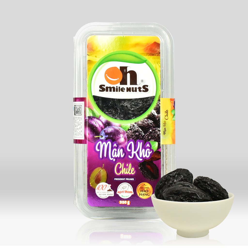 Mận khô chile Smile Nuts hộp 350g