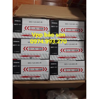 Bút lông dầu kim 2 đầu MO. 120 (xanh, đỏ, đen)