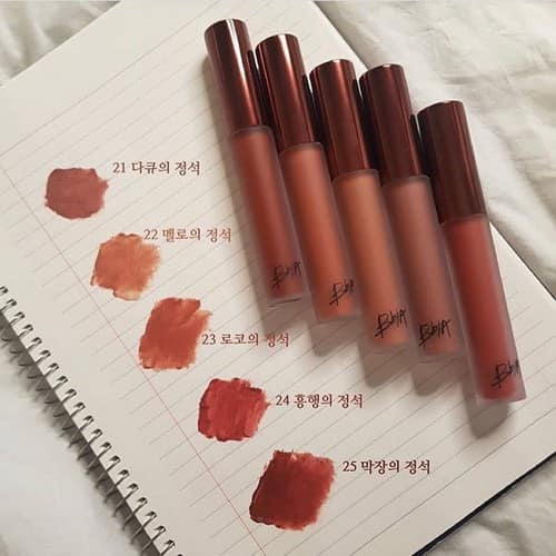 Son Kem Lì Bbia Last Velvet Lip Tint Version 5 (5 màu) 5g