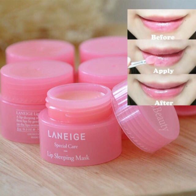 (Size mini) Mặt Nạ Ngủ Dưỡng Ẩm Môi Và Phục Hồi Môi Thâm Laneige Special Care Lip Sleeping Mask 3g