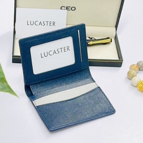 [siêu xịn ]ví nam da bò cao cấp .ví nam mini da saffiano nhập khẩu thời trang Lucaster cao cấp -trẻ trung  có hộp(Dcong)