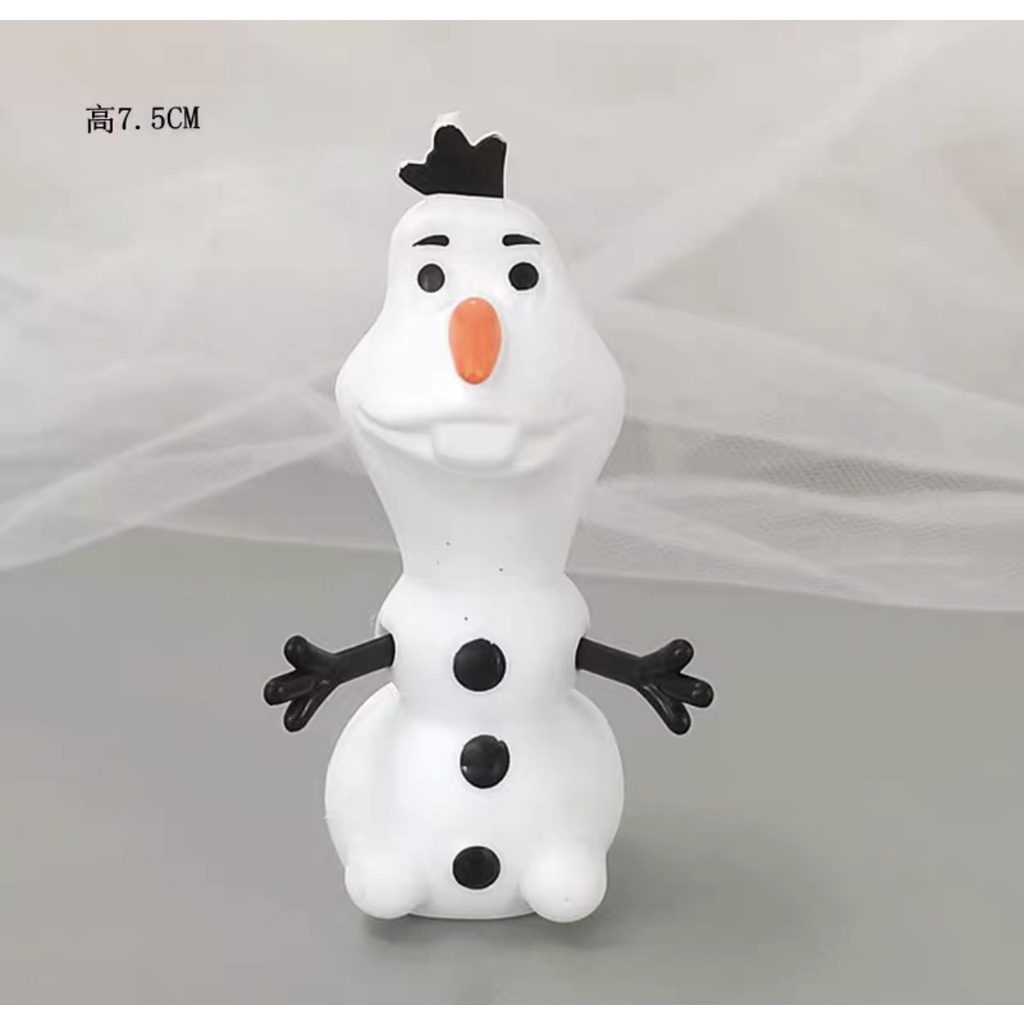 Trang trí người tuyết Olaf nhựa - Phụ kiện trang trí bánh sinh nhật