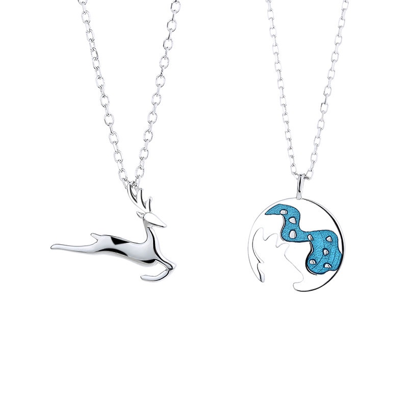 Vòng cổ Mặt Hình Hươu Thời Trang Cho Cặp Đôi