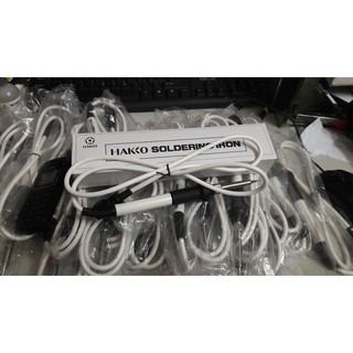 Tay Hàn Hakko 24V 60W trắng chống cháy jack đực