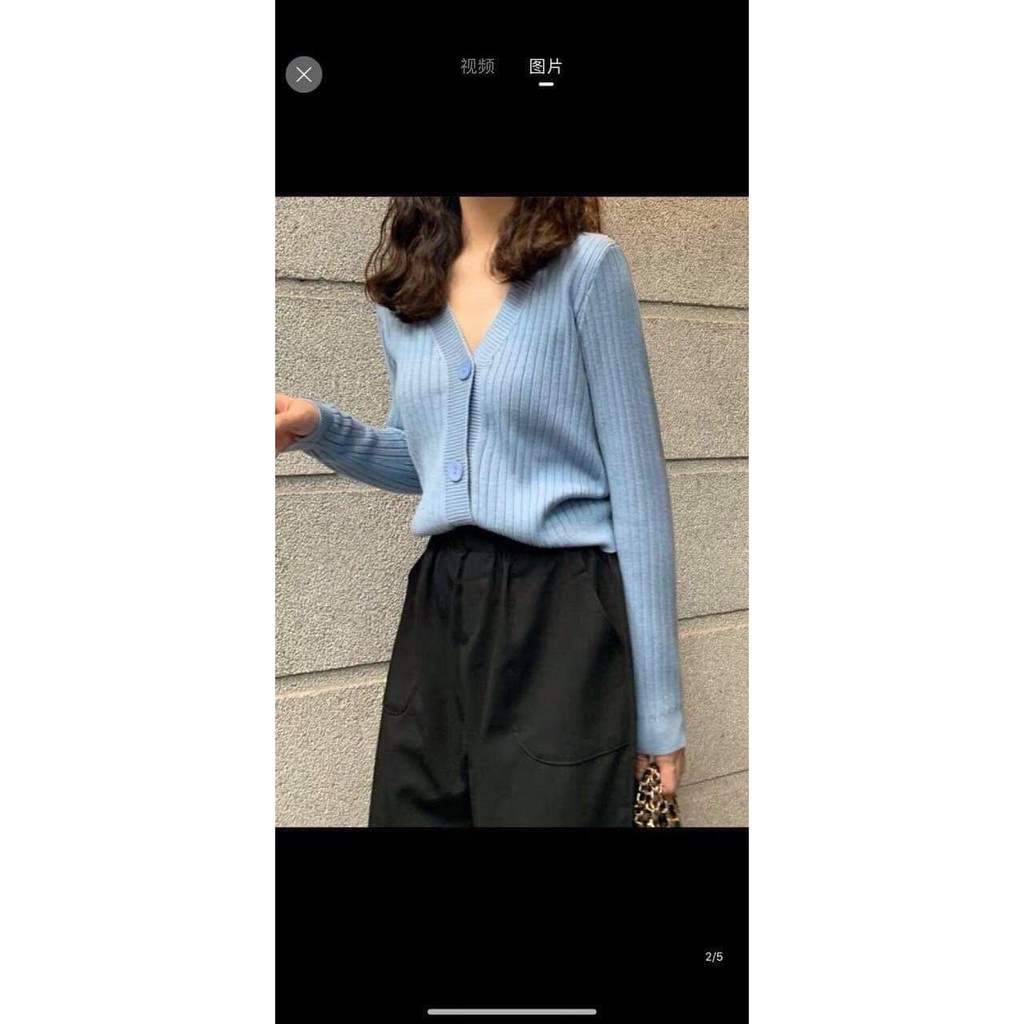 Áo cardigan len 3 KHUY siêu cá tính