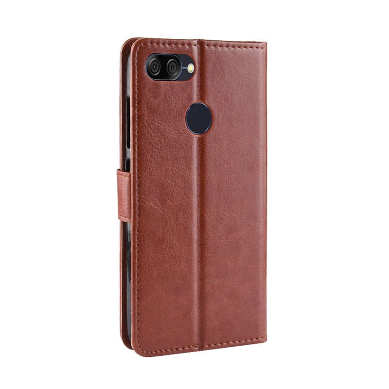 Asus Zenfone MAX Plus M1 ZB570TL Case Leather Wallet Case Case Flip Stand Asus ZB570TL Case Leather