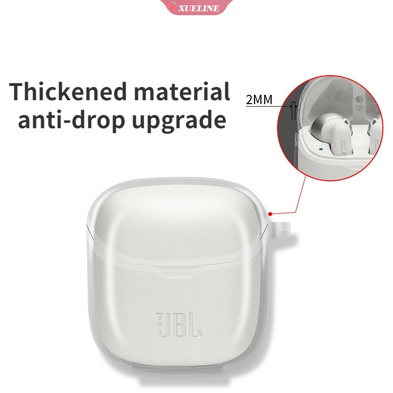 Hộp Đựng Tai Nghe bluetooth jbl t225tws 220TWS Trong Suốt Chống Rơi Vỡ