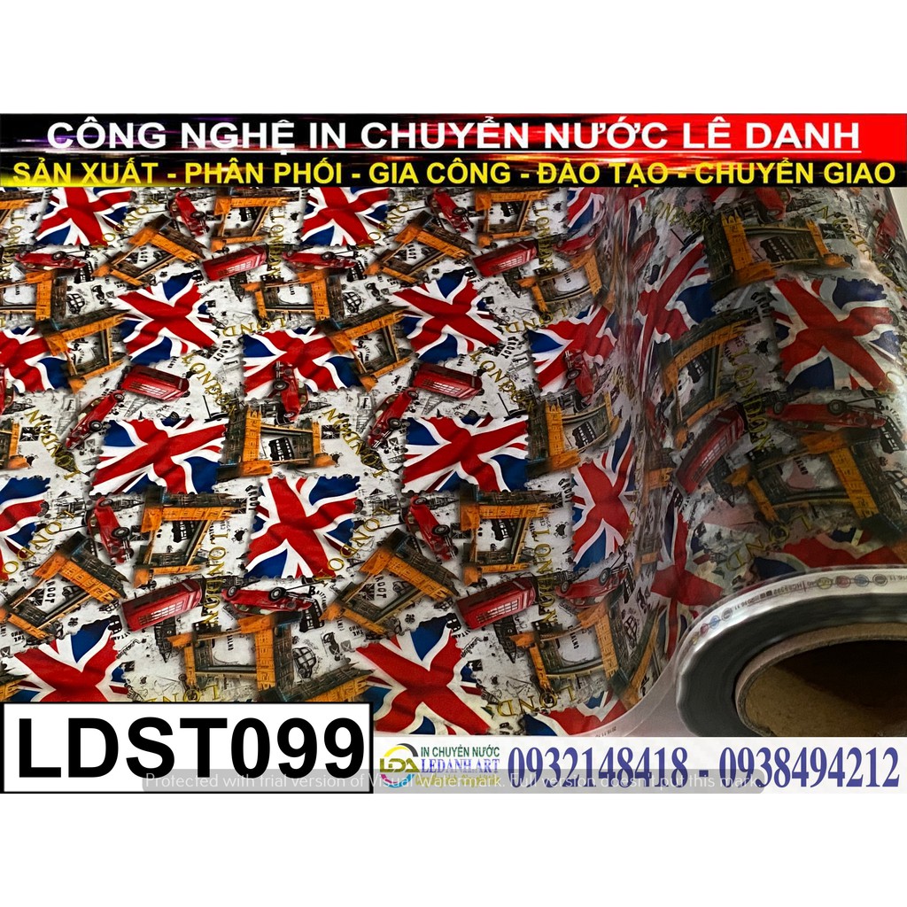 Film in chuyển nước sticker + chai xịt tan film trang trí ô tô xe máy nón bảo hiểm