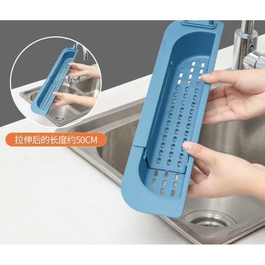 Giá để giẻ rửa bát, khay gác bồn để đồ rửa chén đa năng