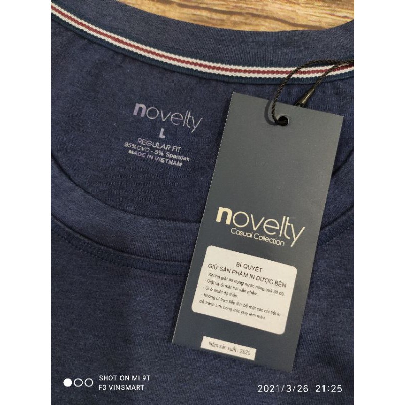 Áo thun cổ tròn nam Novelty