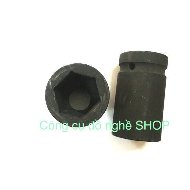 Đầu tuýp lỗ 1 inch xi đen 30mm 32mm 36mm 38mm