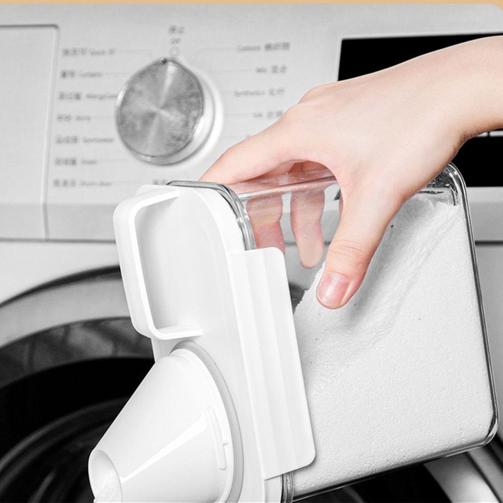 MUVAKO Hộp Đựng Đồ Giặt Kín Khí Bằng Nhựa Trong Suốt Đa Năng