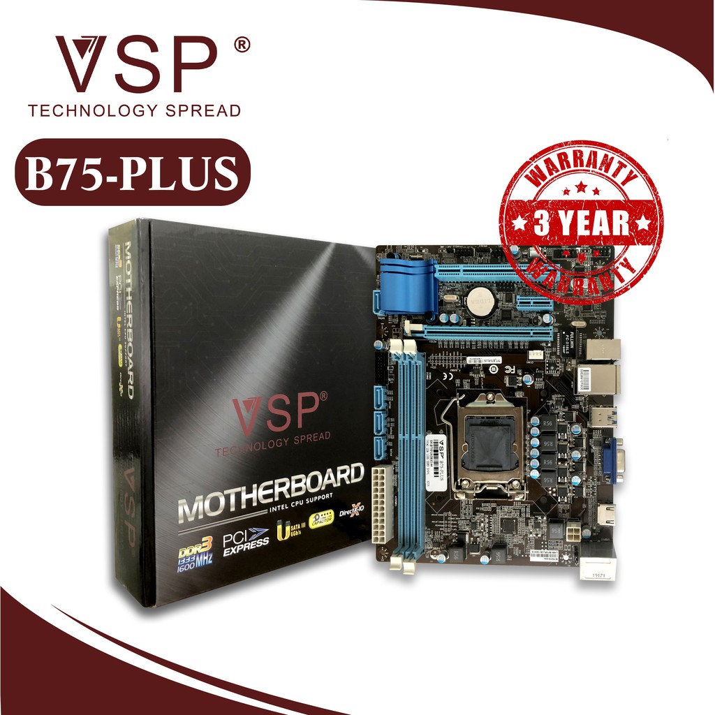 Mainboard Chính Hãng Vision VSP B75 PLUS – Bảo Hành 3 Năm | BigBuy360 - bigbuy360.vn