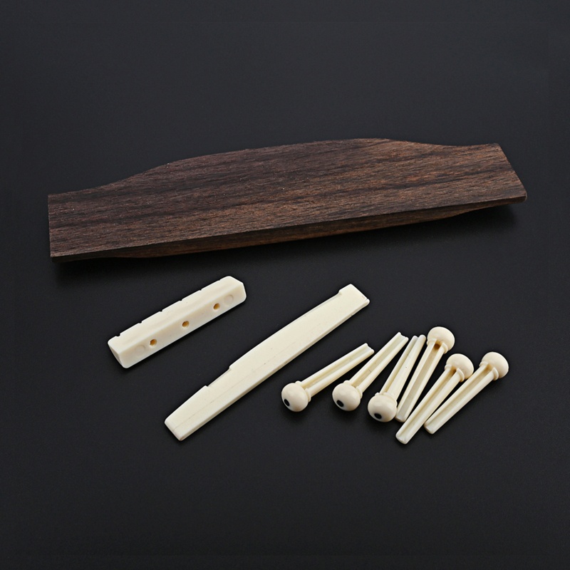 Ngựa Đàn Guitar Bằng Gỗ Hồng Sắc Cao Cấp