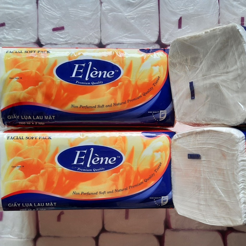 Khăn giấy lụa rút Elène 260 tờ x 2 lớp