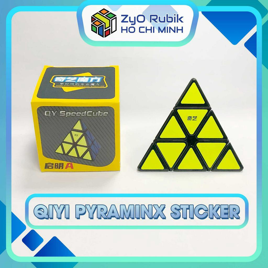 Rubik Tam Giác - Qiyi Pyraminx Sticker Viền Đen - Đồ Chơi Phát Triển Trí Tuệ - Zyo Rubik Hồ Chí Minh