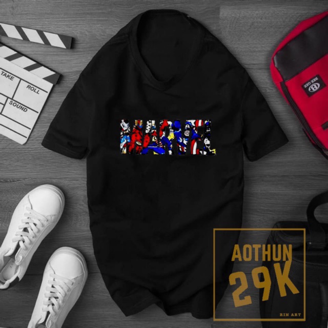 ALBUM 904 - ÁO THUN UNISEX LOGO MARVEL PHIÊN BẢN 2020