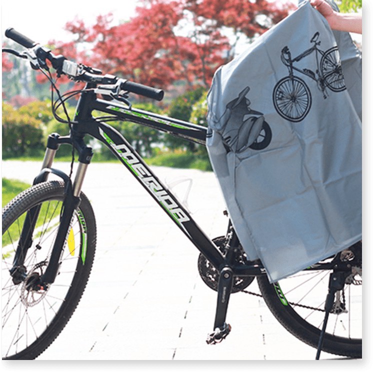 Áo trùm xe máy  🤗 Freeship 🤗 Áo trùm xe máy xe đạp loại tốt chống nắng mưa hiệu quả - GD0659