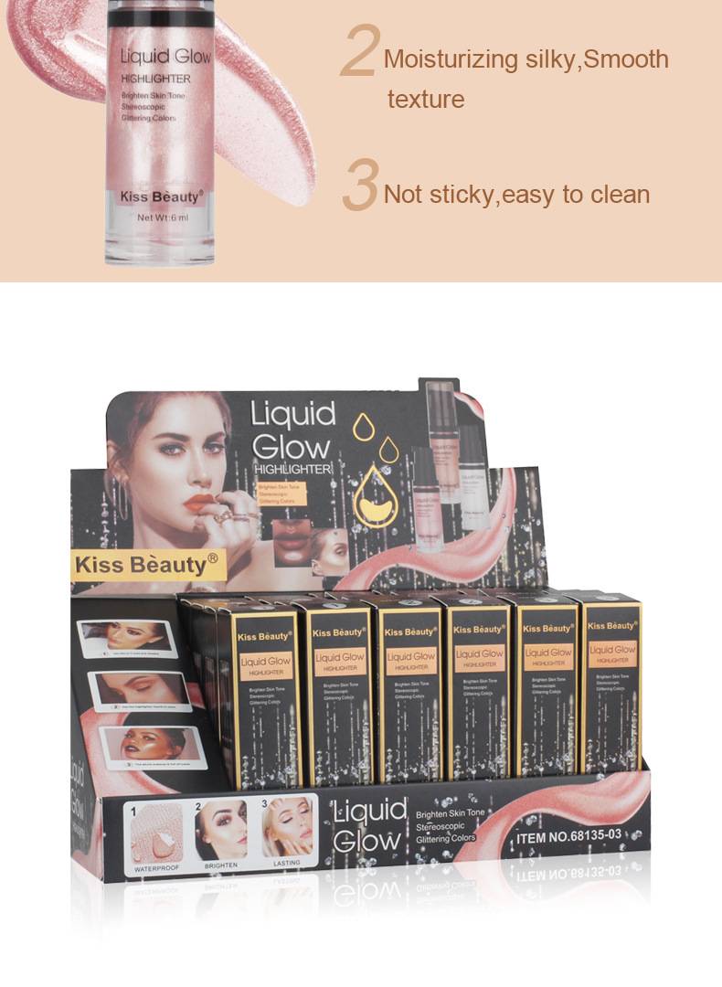 [Hàng mới về] Kem nền bắt sáng che khuyết điểm dạng lỏng Kiss Beauty 6ml | BigBuy360 - bigbuy360.vn