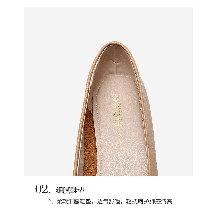 Giày công sở nữ Dusto da mềm, êm,nhẹ size 36 HugoCorner | BigBuy360 - bigbuy360.vn
