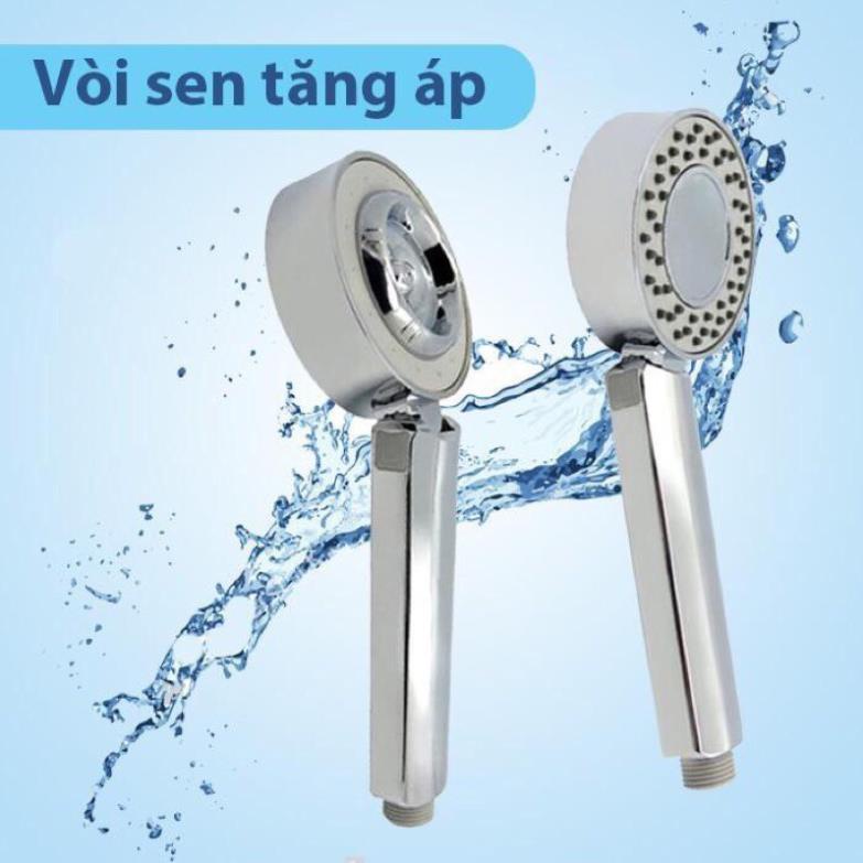 [Có Sỉ] Vòi sen tăng áp 2 mặt gật gù hàng xuất Nhật cực xịn có hốc để sữa tắm