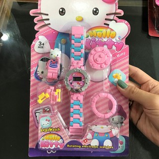 Đồng Hồ Trẻ Em Lego Lắp Ráp Cho Bé