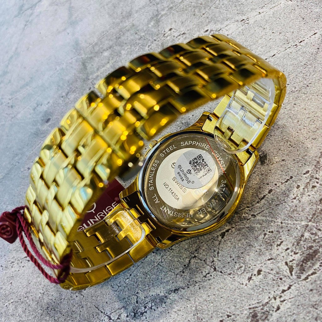 Đồng hồ Sunrise nam chính hãng Nhật Bản M1143.SA.G.T - kính saphire chống trầy - bảo