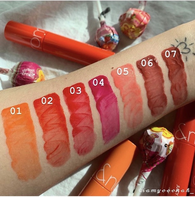  [Màu 1-21]SON TINT BÓNG ROMAND JUICY LASTING TINT