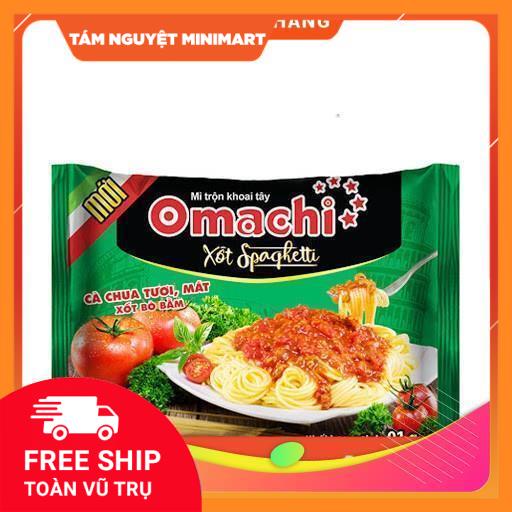Gói mì Omachi bò hầm - sườn hầm ngũ quả - spaghetti 80G