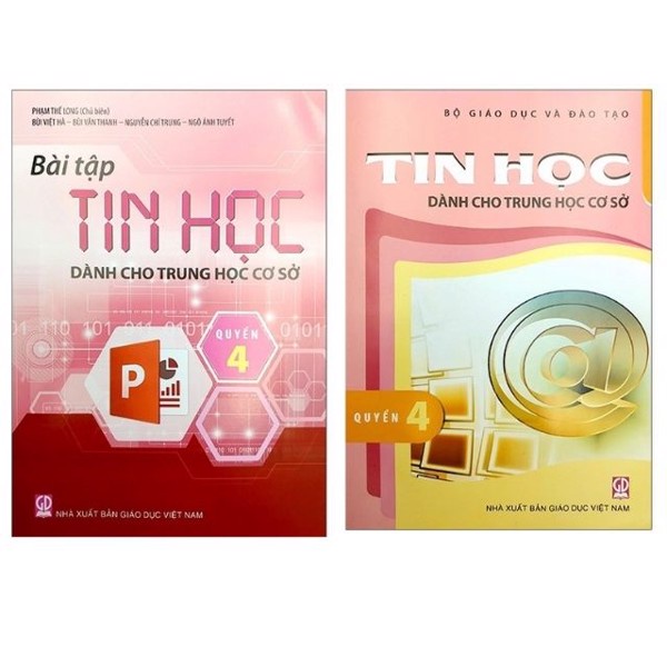 Sách - Tin Học Dành Cho Trung học Cơ Sở Quyển 4