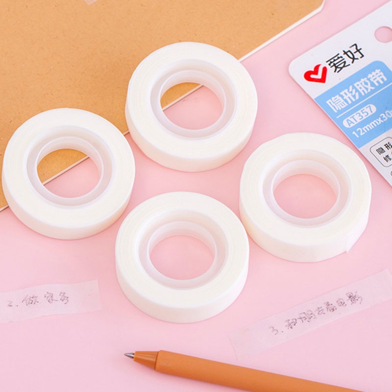 Set 2 Cuộn Băng Dính Vô Hình Dành Cho Học Sinh