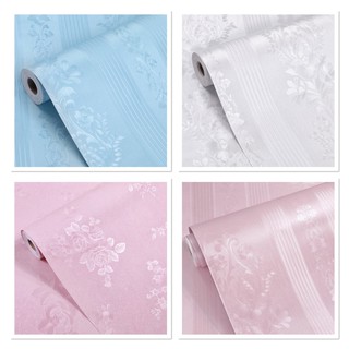 giấy dán tường hoa văn chìm dài 10 mét rộng 45cm-decal dán tường có sẵn keo