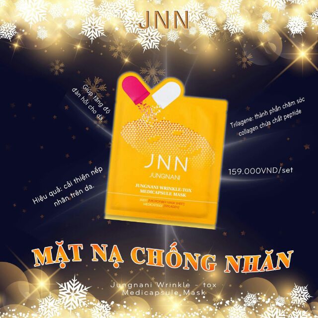 JNN MASK SHEET - MẶT NẠ GIẤY NHẬP KHẨU HÀN QUỐC
