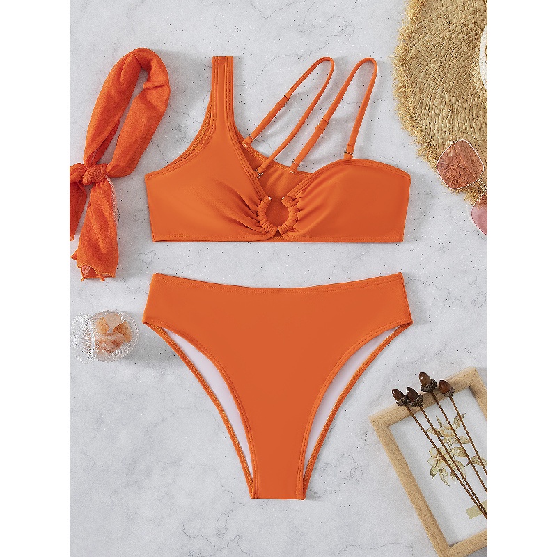 Bộ đồ bơi lưng cao màu cam ZMS67
 | BigBuy360 - bigbuy360.vn