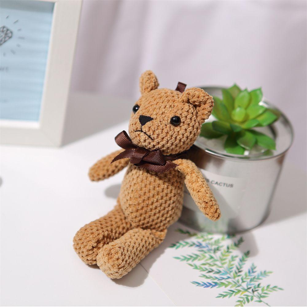 Móc Khóa Gấu Nhồi Bông Dễ Thương Dùng Làm Quà Tặng