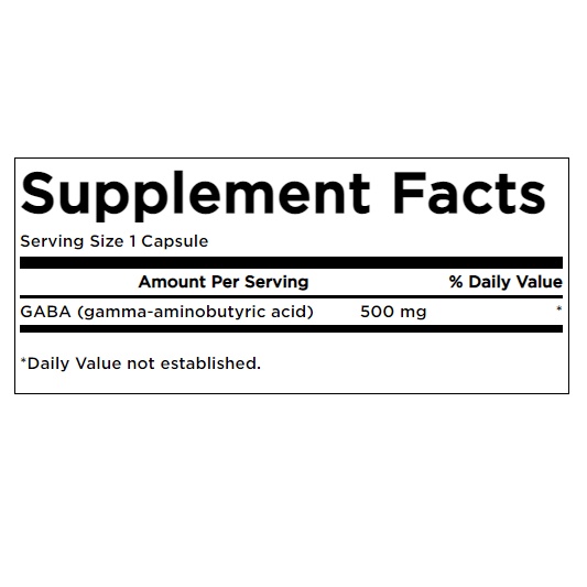 Viên uống Swanson GABA 500mg 100 viên hỗ trợ trí não giảm căng thẳng Cosin Store