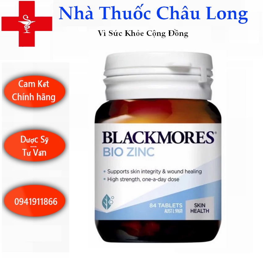 Viên Kẽm Blackmore Bio Zinc 84Viên - tăng đề kháng , tăng miễn dịch - Hàng nội địa Úc