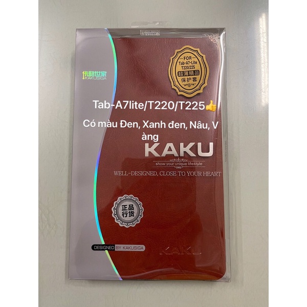 Bao da Samsung tab A7 lite T220/T225 Kaku nhiêu màu