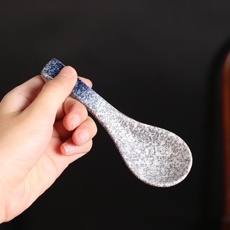 Muỗng Sứ Ăn Súp Phong Cách Nhật Bản